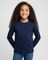Gildan Heavy Cotton Youth Crew Neck Long Sleeve T-Shirt Kids Basic Tee for Everyday Wear